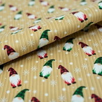Божиќна Колекција 44 Памучни Среќни Гноми шиење И занаетчиска Ткаенина со завртка, Повеќебојна