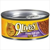 9lives Prime Grill, говедско месо, 5. мл. Лименки, случај од 4