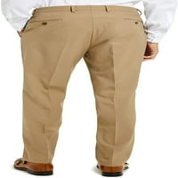 Chaps Flat Front Front Solid Classic Classic Fit Capered Suctive Pant