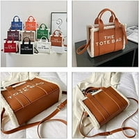 Женска торбичка-персонализирана кожна торбичка за торби мини горната рачка наклонета чанта за ранец е погодна за патување