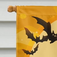 Ноќ На Вештерките Руско-Европско Знаме На Лајка Шпиц Платно Големина На Куќа