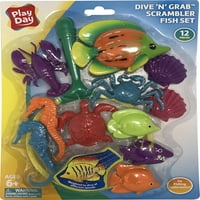 Играјте ден 12 -pC Scrambler Diving Fish Set - пакет од јастог