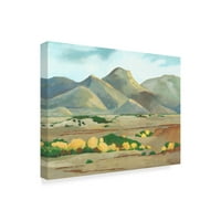 Трговска марка ликовна уметност пејзаж платно уметност „мини западен Виста V“ од Шариклија Зарис