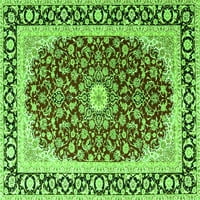 Ахгли Компанија Внатрешен Правоаголник Персиски Зелени Килими Од Традиционална Област, 2'4'