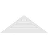 60 W 15 H Триаголник Површински монтирање ПВЦ Гејбл Вентилак: Функционален, W 3-1 2 W 1 P Стандардна рамка