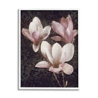 Гроздобер розово цути Дамаск шема Ботаничка и цветна графичка уметност бела врамена уметничка печатена wallидна уметност