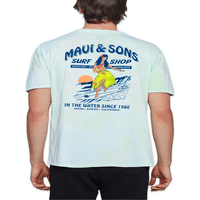 Графичка маица Мауи и Синови Хула сурфање, големини S-2XL