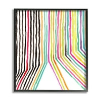 Асиметрични линии на „Ступел индустрија“ помеѓу преклопени живописни виножитни црни врамени, 20, дизајн од Елвира Ерико