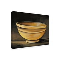 Деби Ветцел „Yellowолта чинија“ платно уметност