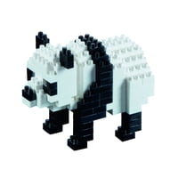 Brixies Brick Model Panda Bear 3-D модел комплет за градење тули
