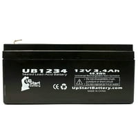 - Компатибилен пулсен оксиметар LCR12V34P батерија - Замена UB Универзална запечатена батерија на олово на олово - Вклучува