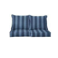 Преглед на домашен дом Capri затворен длабоко седење со длабоко седење и сет на перница