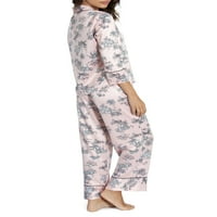 Тајни богатства женски и женски плус сатен пижама за спиење