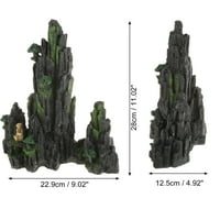 Единствени поволни цени Аквариум пејзаж планински вештачки воден карпест камен сив 10,63 ч
