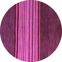 Агли Компанија Затворен Круг Апстрактно Виолетова Модерна Област Килими, 4 ' Круг