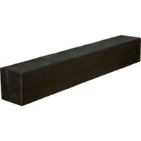 Екена мелница 8 h 12 d 72 W Rough Sawn Fau Wood Camnplace Mantel, природна пепел