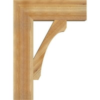 Ekena Millwork 6 W 22 D 30 H Legacy Block Rough Sawn Bracket, Западен црвен кедар