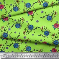 Лисја од ткаенини од памук со памук и ткаенина од цвеќиња од цвеќиња од ширина од дворот