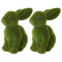 Декоративен модел на зајаци, украсен велигденски симулација зајак