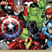 Marvel Avengers Unite 1. Двокреветна ткаенина од руно