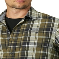 Wrangler Машка маичка со долги ракави со карирана фланела