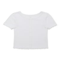 Чудо на нација Девојки за предно ребро маица, големини 4- & плус