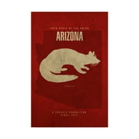 Трговска марка ликовна уметност „Државно животно Аризона“ платно уметност од Црвен Атлас Дизајнс