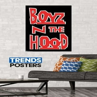 Boyz n Hood - постер за wallидови на лого, 22.375 34