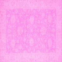 Ахгли Компанија Внатрешен Правоаголник Ориентални Розови Теписи За Модерна Област, 7' 10'