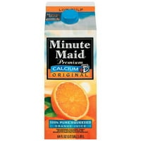 Minute Maid Premium оригинален калциум + витамин Д ниска пулпа сок од портокал, половина галон