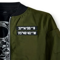 Чудо на нација бомбардерска јакна и маица сет со 2 парчиња