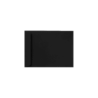 Luxpaper отворено крајни коверти, црна постелнина, 250 пакувања