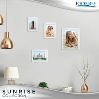 Икона Беј Дејзи Бели рамки за слики, скандинавски стил, пакет, колекција на изгрејсонце