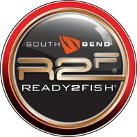 South Bend R2F Striper Roader Rod & Reel Spin Combo W комплети за справи, 8 '