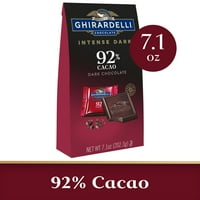 Интензивни Квадрати Од Темно Чоколадо, 92% Какао, 7. Оз Торба