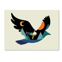 Заштитена марка ликовна уметност „Верувам дека можам да летам“ платно уметност од Енди Вестфејс