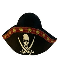 Начин да се слави црно пиратска капа за возрасни