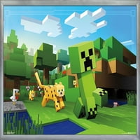 Minecraft-Ocelot Чејс Ѕид Постер, 22.375 34