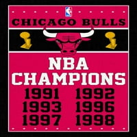 Трендови Меѓународни Чикаго Булс-Шампиони Постер