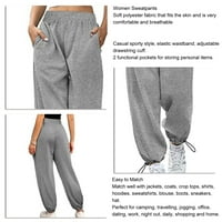 Sportенски спортски панталони, џеб дизајн жени џемпери за купување за секојдневно носење