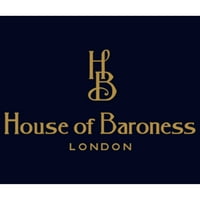 Машка Круела куќа на бароница Лондон лого злато графичко метемно сино големо
