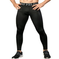 Хаит Мажи Хулахопки Брз Сув Основен Слој Еластични Панталони За Компресија На Половината Спортска Панталона Трчање Хеланки Со Цврста Боја Црвена XL