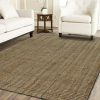 Домашни колекции A1HC Handspun Boucle Natural Jute килим, 5'x8 '
