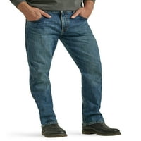 Wrangler® машки 5 џеб тенок Jeanан со стрии, големини 30-42