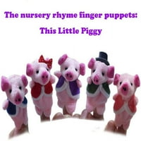 Куклена прсти во Саутвит, дури и раскажување приказни, добри играчки, рачна марионета Приказната за свињи удобно и практично