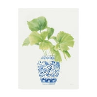 Трговска марка ликовна уметност „Палма чиноизери бела IV“ платно уметност од Данхуи Наи